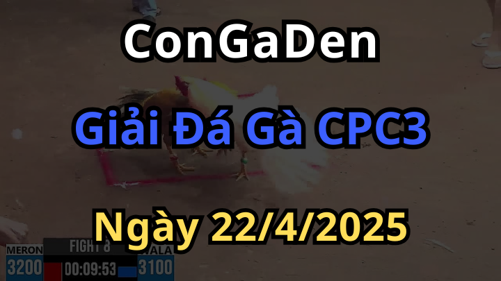 Đại Hội Vô Địch CPC3 Ngày 22/4/2025 Tại Congaden